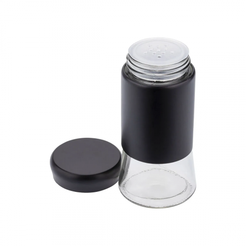 SALEIRO/PIMENTEIRO VIDRO ACO C/TAMPA PT - 6284 UN COM 1 UN