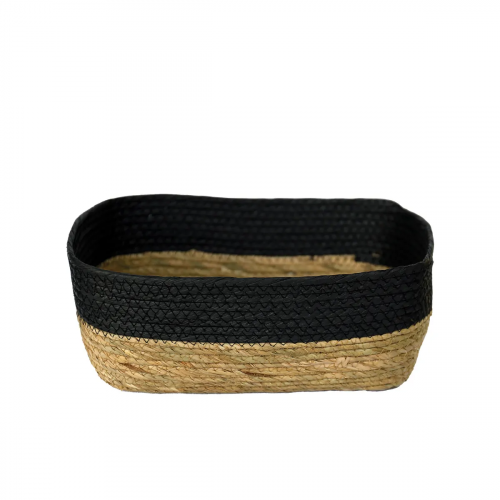 Cesto Organizador Fibra Natural 30x23x11cm Decorativo 3055