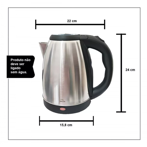 CHALEIRA ELETRICA 127V 1,8 LT MIMO - 9205 AQ23089 UN COM 1 UN