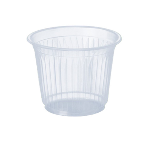 COPO PL 50 ML PS TR ECONOPOT - 436232-RANHURA PT COM 100 UN
