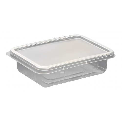 Pote Retangular 500ml Freezer Microondas Marmita Fit 100un