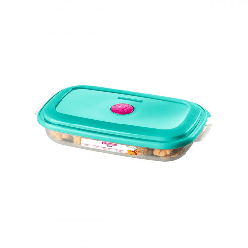 POTE PLASTICO RETANGULAR BX 650ML SANREMO - 360/2 UN COM 1 UN