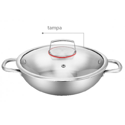WOK IN0X SUPREME N30 C/TAMPA GP - GP698 UN COM 1 UN