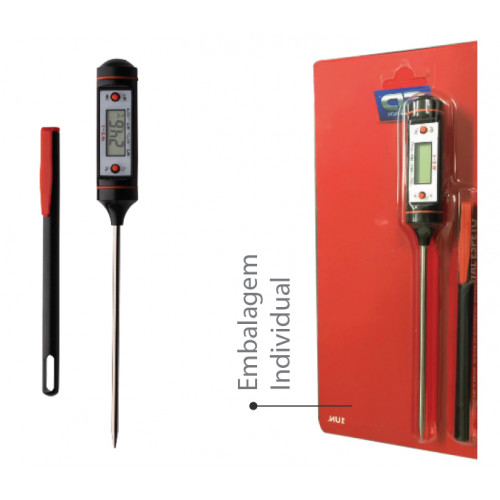 TERMOMETRO ESPETO DIGITAL - GP323-C UN COM 1 UN
