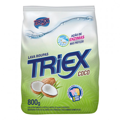 DETERGENTE PO TRIEX 800 GR COCO - 3384 UN COM 1 UN