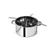 Espagueteira Inox Savoy com 4 Divisórias 10Lts Brinox