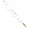 Espeto Duplo 65cm Aço Carbono Cromado Churrasco Mor
