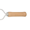 Espeto Duplo P/ Assar Carne Linguiça Costela Churrasco 85cm