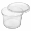 Pote Redondo Tampa 250Ml Freezer E Microondas C/24 Un (8201)