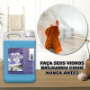LIMPA VIDRO 5 LITROS GLASS SEVENGEL CX C/ 4 UN  (5494)