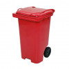 Container com Rodas 120 Litros Vermelho - JSN