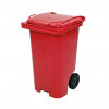 Container com Rodas 120 Litros Vermelho - JSN