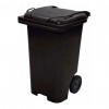Container com Rodas 120 Litros Preto - JSN