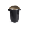 LIXEIRA C/ TAMPA 31 LITROS ECO BLACK PLASÚTIL (545)