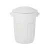 LIXEIRA C/ TAMPA 58 LITROS BRANCO PLASÚTIL (636)
