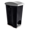 LIXEIRA C/ PEDAL 48 LITROS ECO BLACK PLASUTIL (3497)