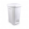 LIXEIRA C/ PEDAL 30 LITROS BRANCO PLASÚTIL (2979)