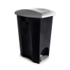 Lixeira Plastica C/ Pedal 30 Litros EcoBlack Plasutil (3496)