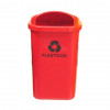 Coletor Individual S/ Poste 50 Litros Vermelho - JSN