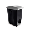 Lixeira Plástica Com Pedal Ecoblack 14 Litros Plásútil 3495