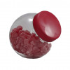 POTE MULTIUSO PET C/ TAMPA PP 14CMx10,2CMx14,2CM 1.300 ML COLORIDO GALVANOTEK 1 UN (G1020)