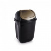 LIXEIRA GIRA TOP 15 LITROS ECO BLACK PLASUTIL (2496)