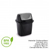  Lixeira Basculante De Pia 4,9 Litros - Plástico Plasútil