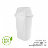 LIXEIRA BASCULANTE 7,2 LITROS BRANCA PLASUTIL (4744)