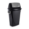 LIXEIRA BASCULANTE 28 LITROS ECO BLACK PLASÚTIL (3487)