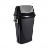 LIXEIRA BASCULANTE 28 LITROS ECO BLACK PLASÚTIL (3487)