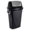 LIXEIRA BASCULANTE 60 LITROS ECO BLACK PLASÚTIL (3475)