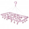 MINI VARAL RET DOBRAVEL C/PRENDEDORES MOR - 6095 UN COM 1 UN