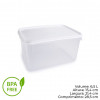 POTE RETANGULAR MODULINE 6,5 LITROS  PLASÚTIL (2302)