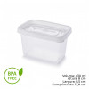 POTE CLIC RETANGULAR 430 ML PLASUTIL (3721)