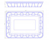 BANDEJA EPS B-30 365X260X45 MM BRANCA COPOBRAS FD C/ 100 UN (CF-067)