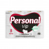 PAPEL HIGIÊNICO PERSONAL VIP FOLHA DUPLA 30 MTS SANTHER PCT C/ 8 UN (PVC84)