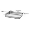 Cuba Inox Gastronômica Gn 1/1 65mm Sem Alça E Sem Tampa