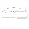 Faca Tramontina Chef Century com Lamina De Aco Inox 6