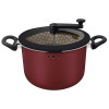 Panela Tramontina 3 Em 1 Antiaderente 4,8L Paris Cereja