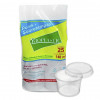 POTE REDONDO 140 ML COM TAMPA RIOPLASTIC PT C/ 25 UN