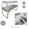 Tampa Para Cuba Em Aço Inox 1/1 Sem Recortes Tramontina