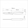 FACA PARA LEGUMES PRETO PLENUS 3" TRAMONTINA