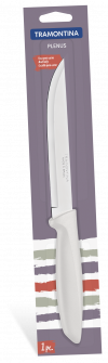 Faca Cozinha Tramontina Plenus Lâmina Aço Inox Cb Branco 6"