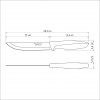 Faca Cozinha Tramontina Plenus Lâmina Aço Inox Cb Branco 6"