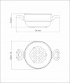 Cozi-Vapore Solar 20 Cm Aço Inox Com Alças Tramontina  