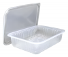 Pote Retangular 700ml G302 Cristal Pp Galvanotek - 100un
