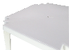 Mesa De Plastico Quadrada 70x70 Tramontina Tambaú Branco Fwt