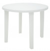 Mesa Em Polipropileno Cassino Branca Tramontina 92301/010