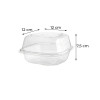 Hamburgueira Sanduicheira GA12 Pet Galvanotek 100 Un Cor Transparente