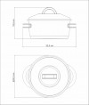 Caçarola Funda 24cm Solar Aço Inox Fundo Triplo Tramontina